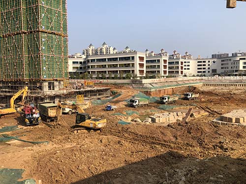 中國安能第二工程局湖畔學(xué)苑項目部“戰(zhàn)疫情，抓復(fù)工”