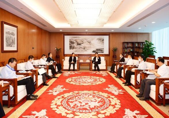 華能集團(tuán)有限公司黨組書記、董事長舒印彪會見國開行董事長趙歡
