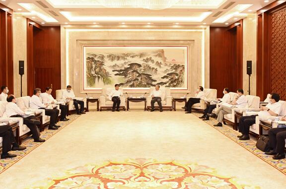 舒印彪拜會山東省委書記劉家義、省長李干杰