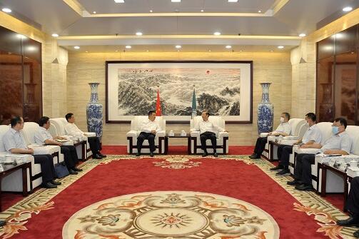 辛保安會見中國西電集團董事長白忠泉、總經(jīng)理裴振江