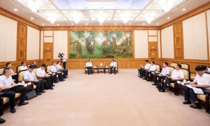中核集團總經(jīng)理、黨組副書記顧軍與福建省委副書記、代省長王寧會談
