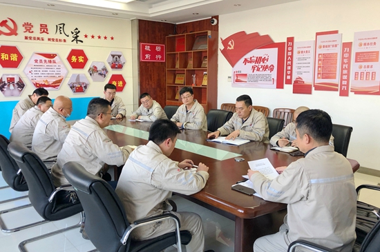 大唐淮北發(fā)電廠開展“沖刺四季度，奪取雙勝利”主題黨日活動(dòng)