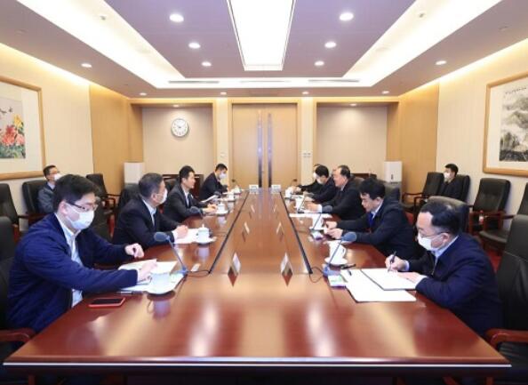 毛偉明會見上海市委常委、副市長吳清