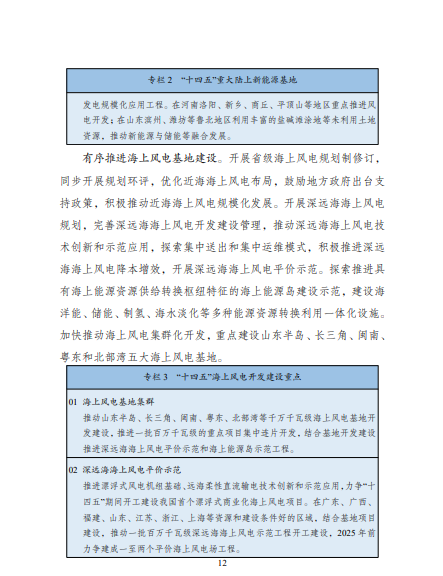 發(fā)改委、能源局等九部委聯(lián)合印發(fā)發(fā)布“十四五”可再生能源規(guī)劃！