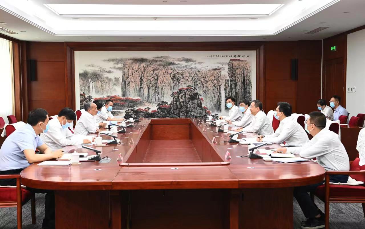 鄒磊拜會山西省委書記、省人大常委會主任林武