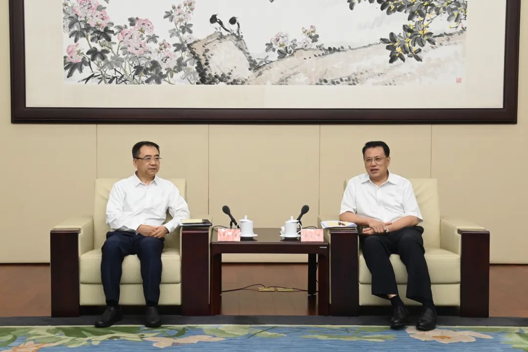 大唐集團公司黨組書記、董事長鄒磊拜會浙江省委書記、省人大常委會主任袁家軍
