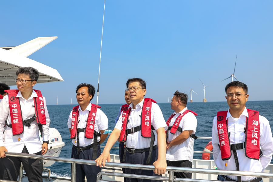 韓君赴廣東陽江、福建福州調(diào)研三峽集團(tuán)海上風(fēng)電項(xiàng)目