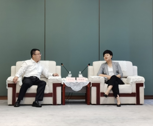 王小軍拜會廣西壯族自治區(qū)黨委常委、常務(wù)副主席蔡麗新