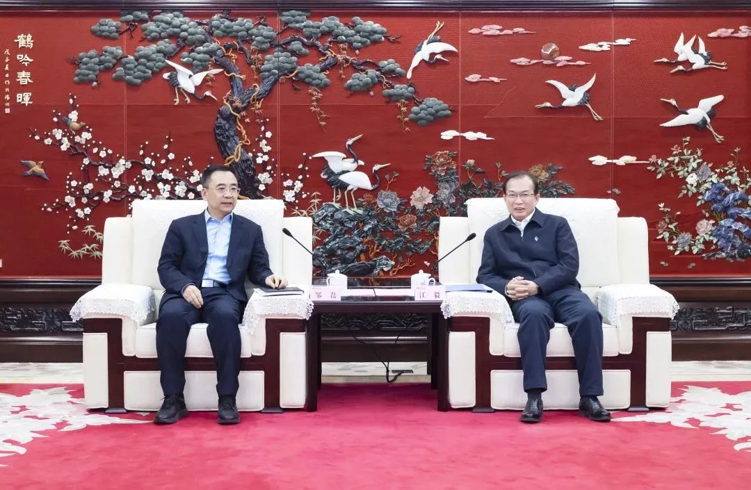 鄒磊、劉明勝拜訪中國(guó)華電董事長(zhǎng)江毅、總經(jīng)理葉向東