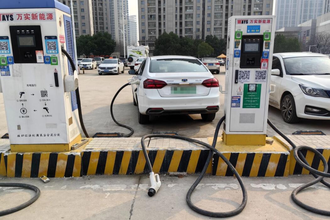 新能源車充電槍被扔積水中，對(duì)“城市家電”需多加愛護(hù)