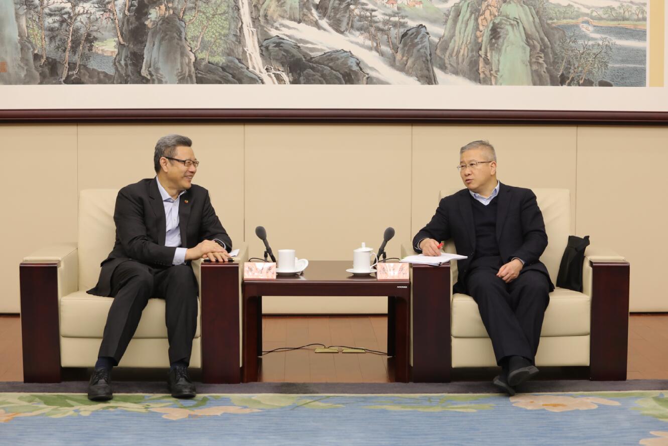 國家電投黨組書記、董事長錢智民拜會浙江省委常委、常務(wù)副省長徐文光