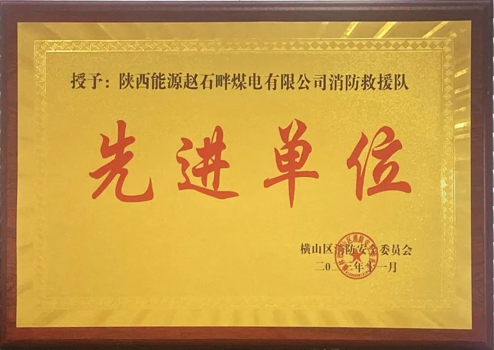 優(yōu)秀！再續(xù)輝煌！陜投集團(tuán)趙石畔煤電消防工作又獲表彰