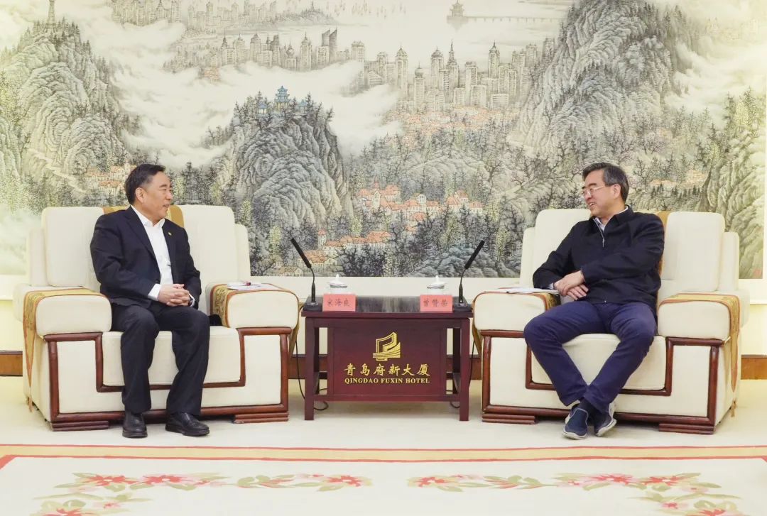 中國(guó)能建黨委書記、董事長(zhǎng)宋海良拜會(huì)山東省委常委、青島市委書記曾贊榮