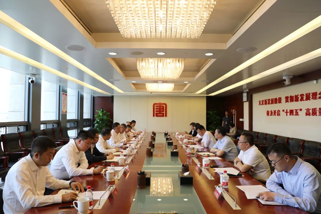 中建一局黨委書記、董事長吳愛國拜會大唐國際黨委書記、董事長王順啟