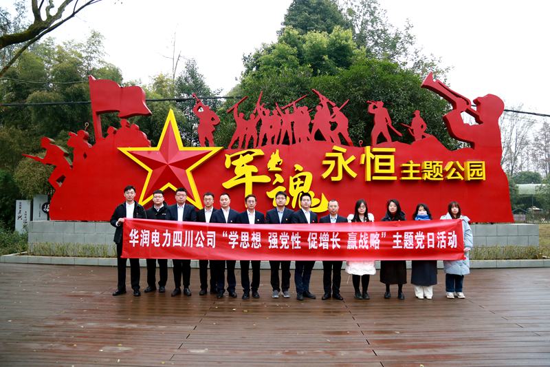 華潤電力四川公司聯(lián)合華潤集團(tuán)在川企業(yè)開展“學(xué)思想、強(qiáng)黨性、促增長、贏戰(zhàn)略”主題黨日活動